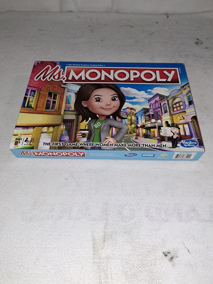 Ms. Monopoly Board Game In Excellent New Condition (Is Complete Nothing Missing)