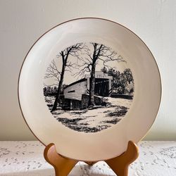 1972 Sheeder-Hall Bridge Collectible Plate