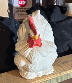 Ceramic Rooster Cookie Jar