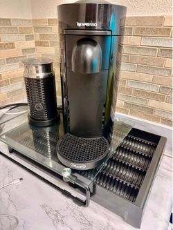 Nespresso- Delonghi Vertoplus coffee and espresso machine