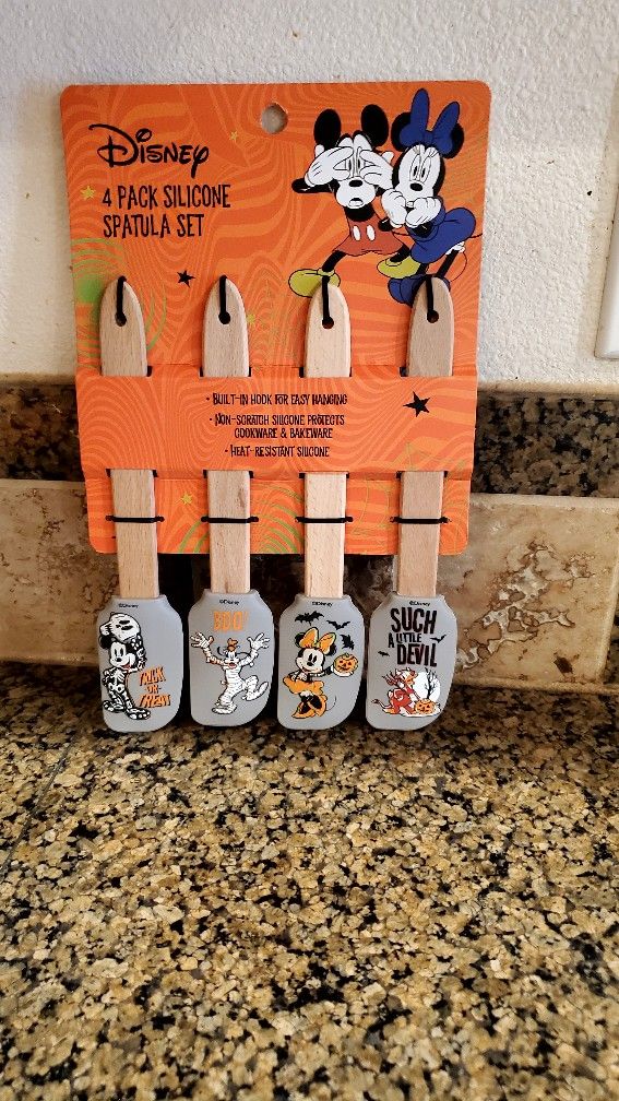Disney Halloween 4 Pk Small Spatulas