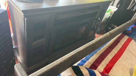 Heated entertainment center