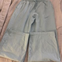 old navy cyan wide leg sweats