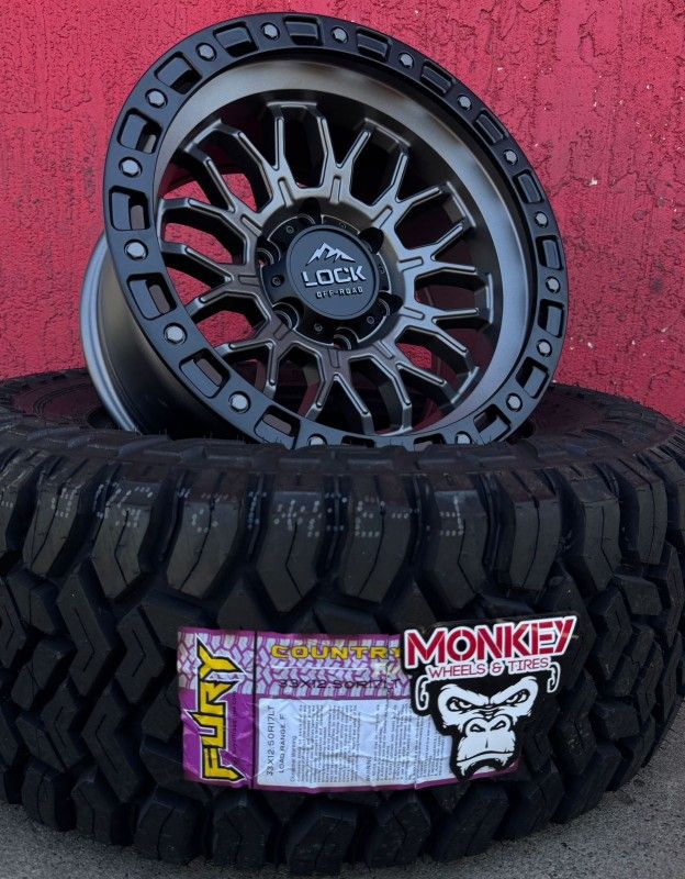 17x9 New Rims And Tires 33/1250/17 6lugs
