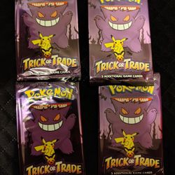 Pokemon Halloween 2022 Packs - 12 Cards