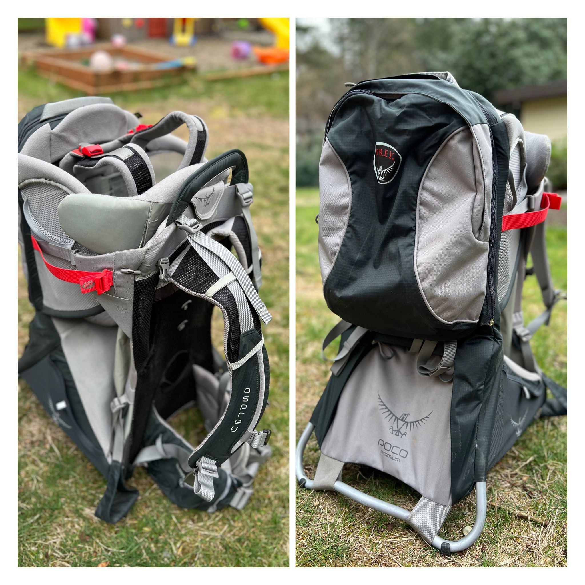 Hiking Child Carrier and Backpack.