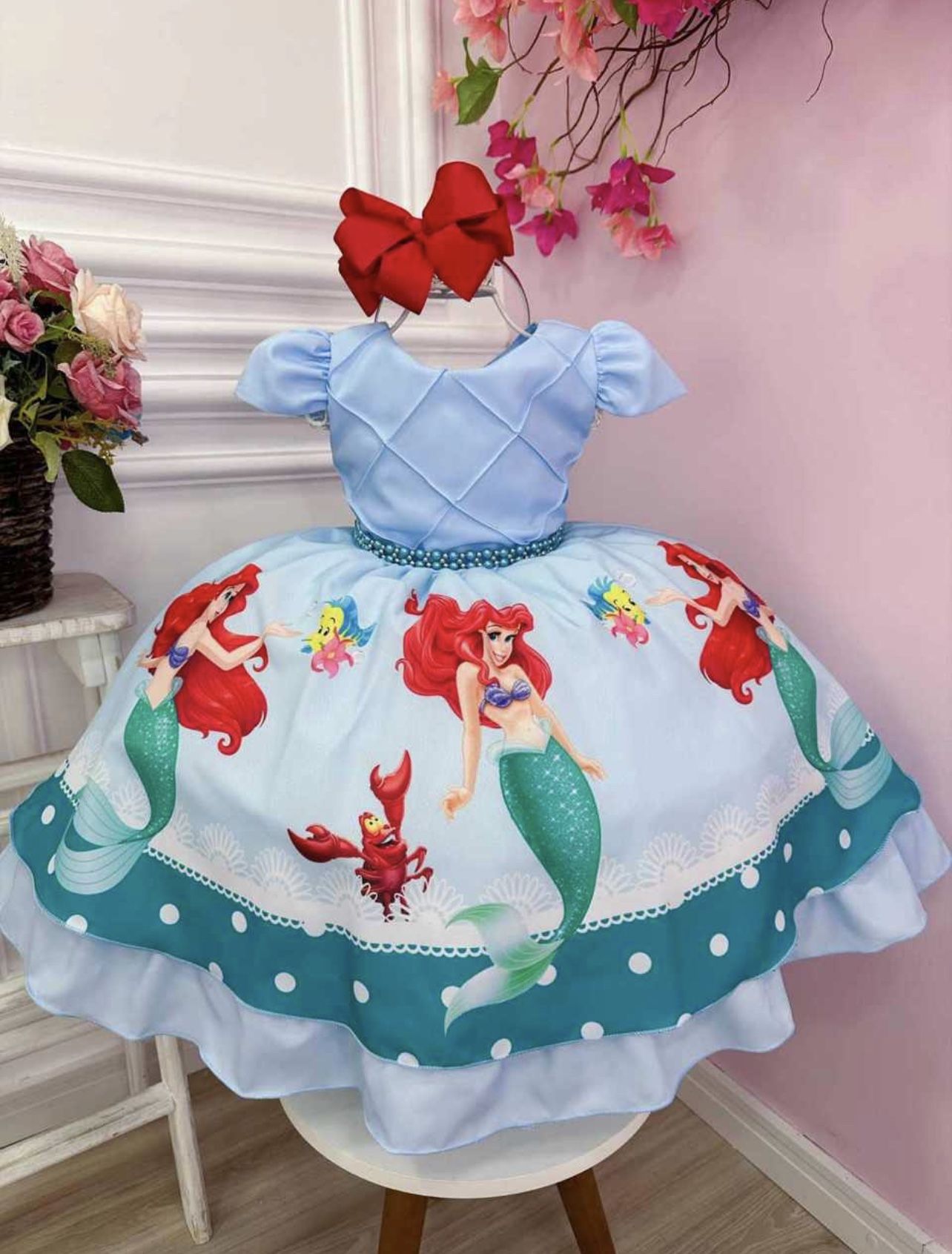 Mermaid Girl Dress 4T 