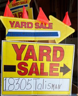 Yard sale-Multi Family