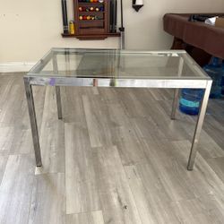 IKEA Folding Glass Table 