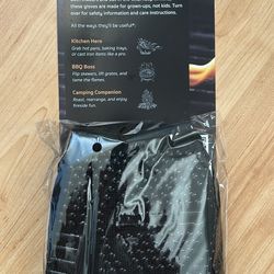 Heat resistant gloves, kitchen, oven, barbecue bbq camping, fire new in pkg Great Gift For Dad, Mom, Kids