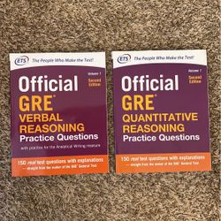 Official GRE Prep Books