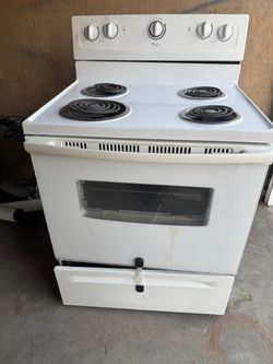 Electric Stove White Used