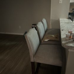 Grey Bar Stools 