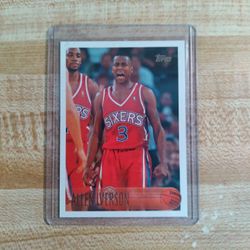 Allen Iverson Rookie Card 🐐🏀🤯🧊🚨⛽💥💎 $150 Pick Up $175 Shipped Through Cash App Or Pay Pal