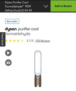 Dyson pure cool cryptomic logo TP09