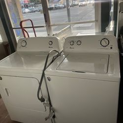 Amana Washer And Electric Dryer Used 