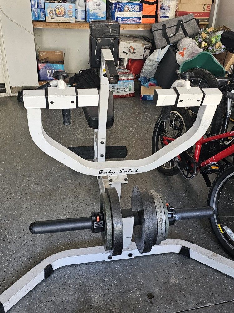 Body Solid Back Row Machine