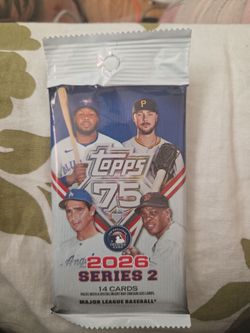 Sealed 2026 Topps Series 2 Baseball Card Packs – 14 Cards Per Pack