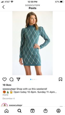 New Boutique Sweater Dress Xs