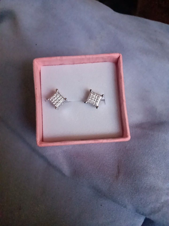 Moissanite 925 Silver Earrings