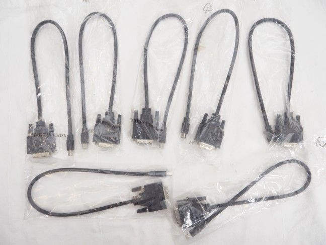 Mini DisplayPort (male) to Single Link DVI-D (male) Active Adapter LOT of 7x