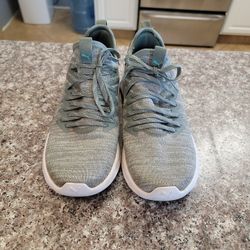 Puma Ignite Flash Evoknit Unrest Men's Shoes Forest Night-green 191593-02 Sz 6.5