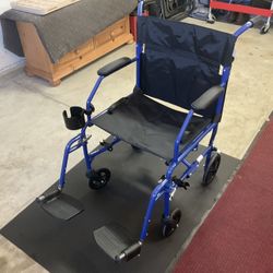Medline Mds808200 Traveling Lightweight Wheel Chair