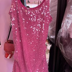 💖Sequin Dress M-L Size.super Stretchy 🌸Very Sparkling 🪩💃🪩