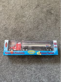 GEARBOX COLLECTIBLES 1/64 AMACO Diecast Peterbilt Truck w/ Tanker