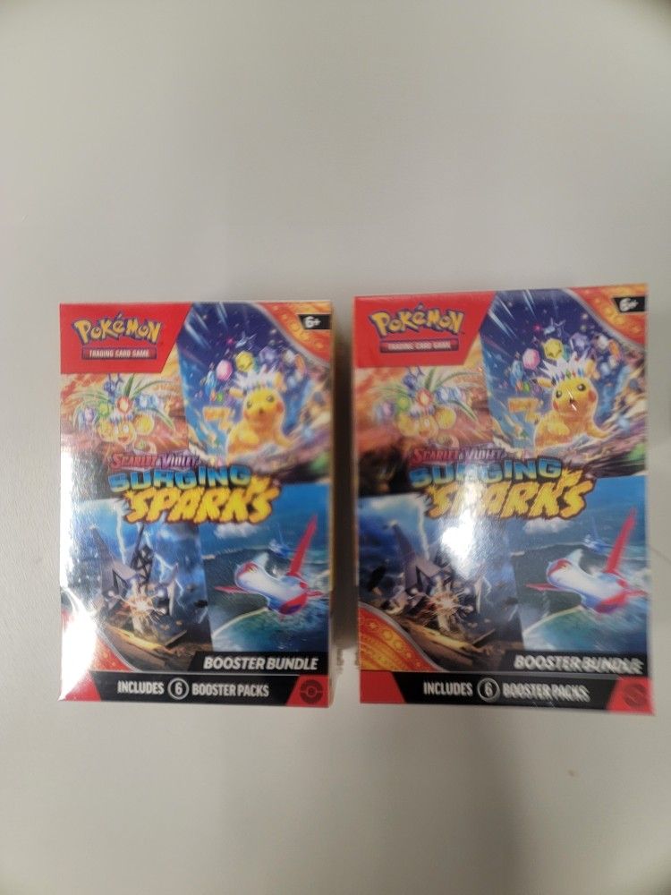 Surging Sparks Booster Bundle Pokemon Cards $40 Each