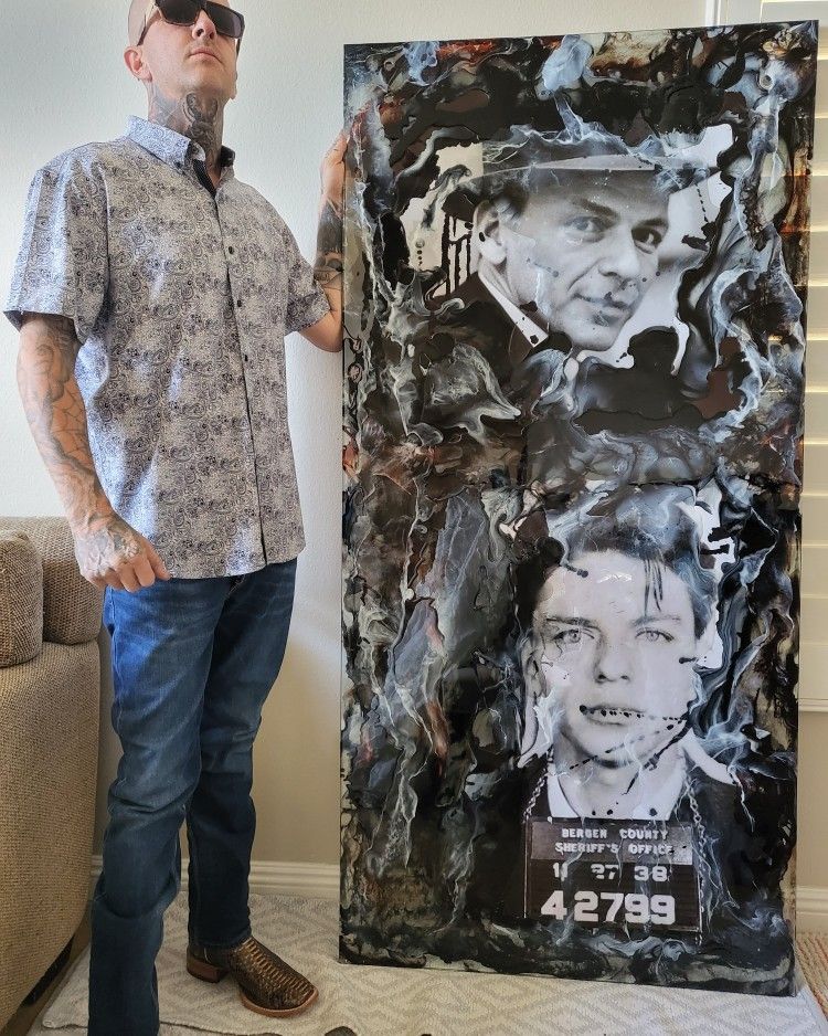 Frank Sinatra On Glass!!