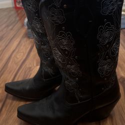 Crush by Durango Women’s Black Rosewood Western Boot