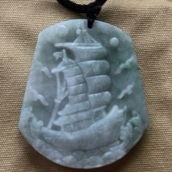 Burma Jade Pendant Smooth sailing 