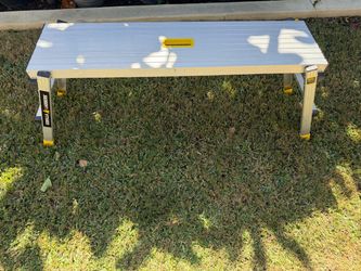 Gorilla Ladders Aluminum Work Platform Step