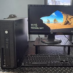 Hp Desktop Computer With All Accessories 
