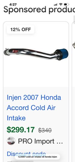 Cold air intake