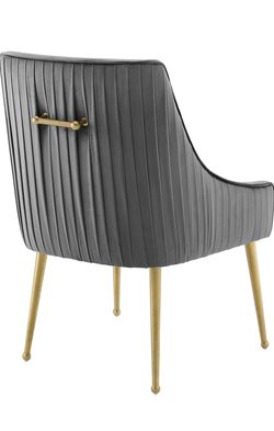 Velvet gray Chairs 6pc