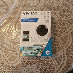 BRAND NEW SEALED IN BOX VIVITAR SMART SECURITY 360 DEGREE VIEW WI-FI CAMERA WITH DIGITAL PAN-TILT ZOOM