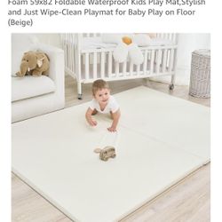 Brand New : Leather Baby Play Mat