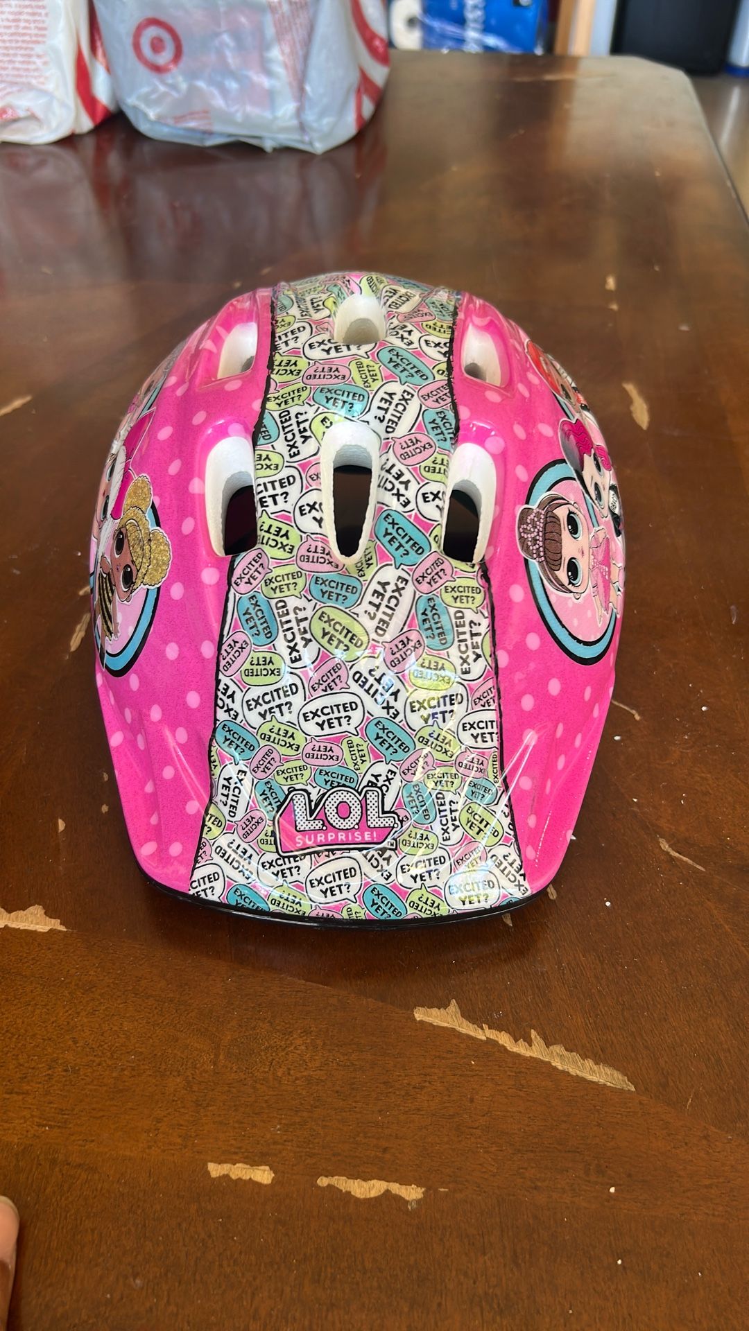Bike Helmet - Girl - Upto 10 Years Old - Rarely Used - 5$