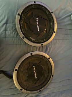 Pioneer speakers 12” pancake ones work good just need a box for them