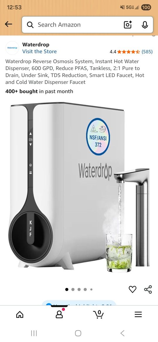 Waterdrop Instant Hot Water Dispenser