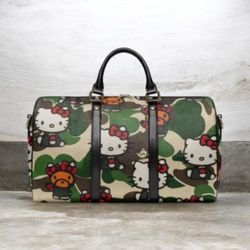 Bape x Hello Kitty Camo Duffle Bag