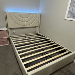 Full Bed Frame With 2 Drawers 