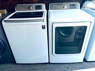 SAMSUNG WASHER AND GAS DRYER
