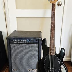 Music Man Sterling Stingray & Crate Bass Amp