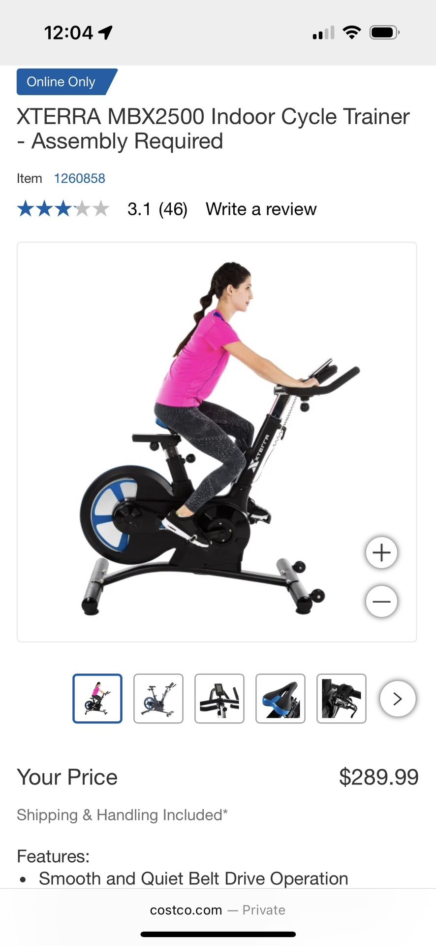 In Box Exercise Bike