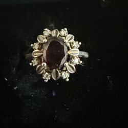 Silver Ruby Ring 