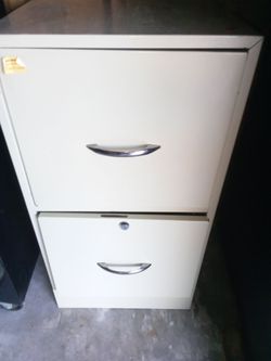 Metal cabinet with drawers