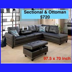 BRAND NEW -Free Delivery. Sectional, Sofa , Couch